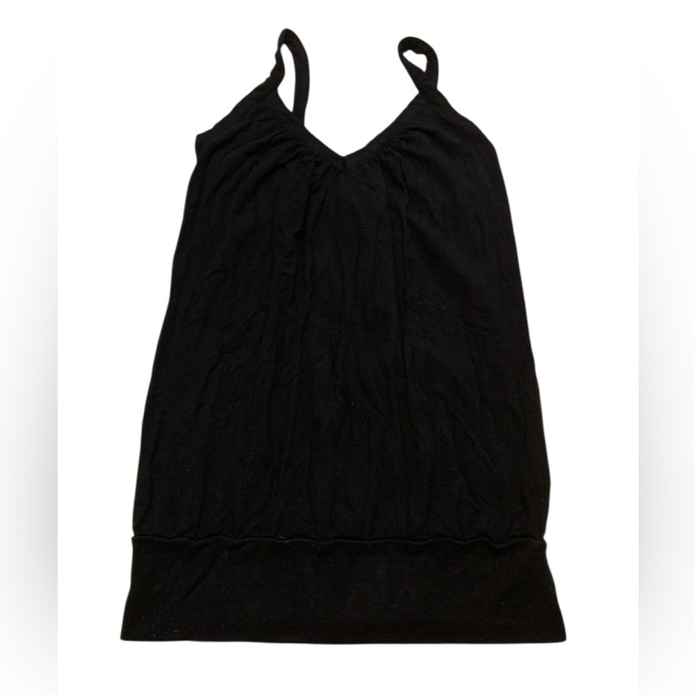 Dynamite Black Rayon/Spandex Babydoll Cami XS
